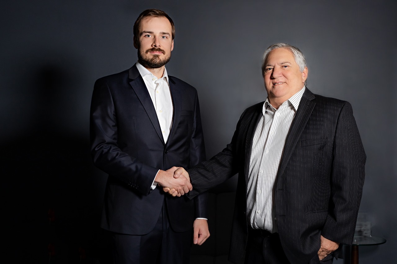 Elias Silvola, CEO of Modirum Defence and João B. Scarparo, CEO of Gespi